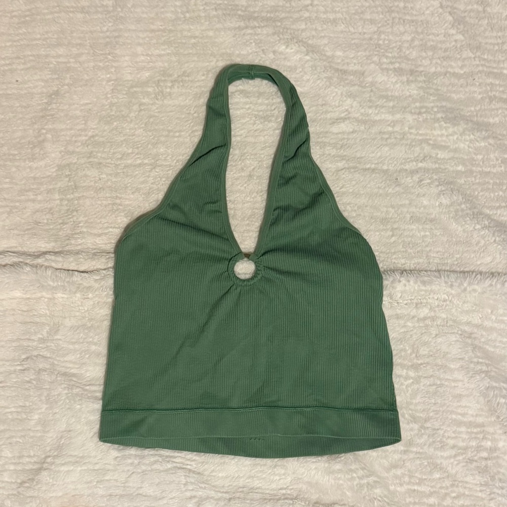 BDG Green Top with Unique Detail